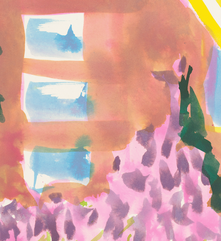 Spring series giclee print. Bloom 40x60 cm