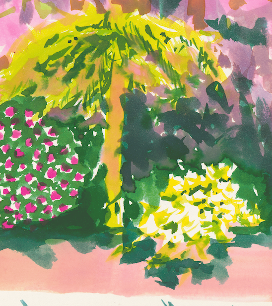 Spring series giclee print. Bloom 40x60 cm