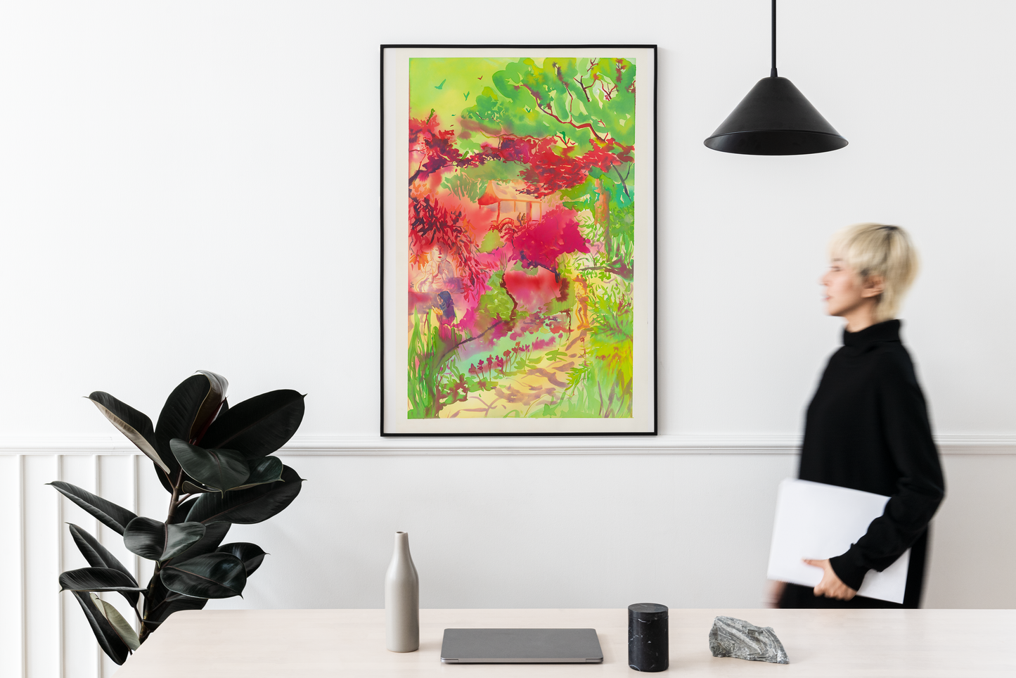 Buddha and Heaven. 40x60