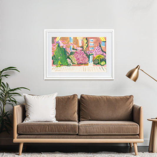 Spring series giclee print. Bloom 40x60 cm